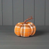 Orange Fabric checked pumpkin